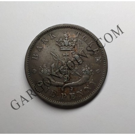 Alto Canada Penny 1857  Km Tn3 Toronto