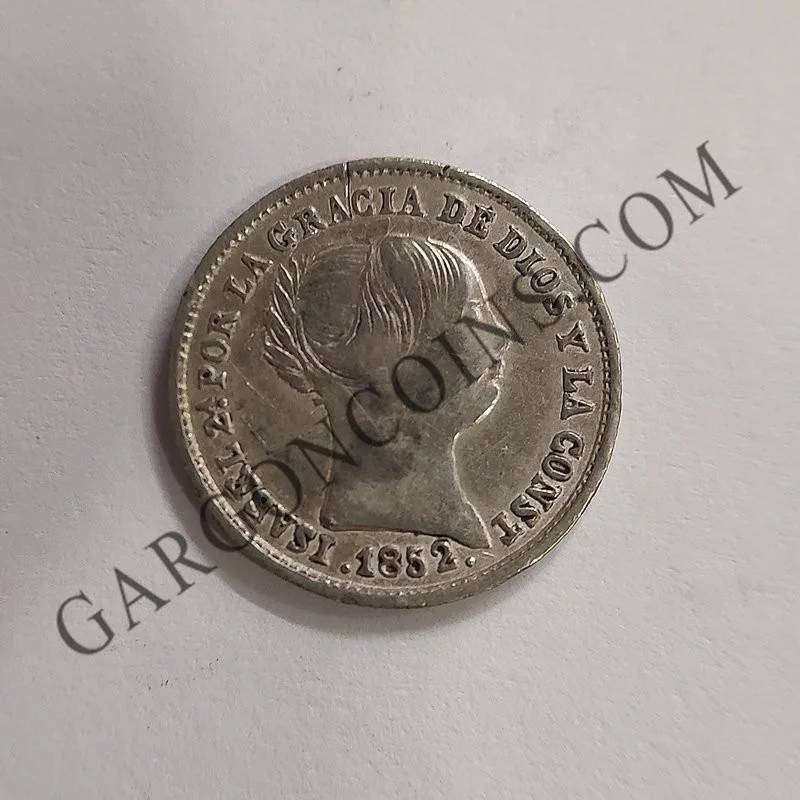 Isabel 2ª 1 Real  1863 Sevilla MBC