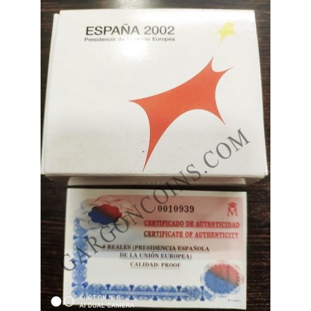 10 € FNMT Presidencia de España de la Unión Europea durante el primer semestre de 2002