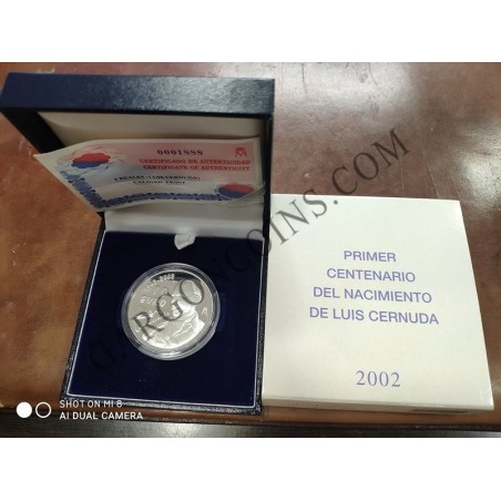 Luis Cernuda Centenario de su nacimiento 2002  10€ Luis Cernuda Centenario de su nacimiento 2002  10€