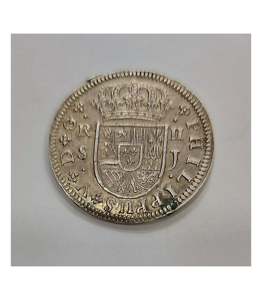 Felipe V 2 Reales Sevilla J del 1721 casi S/C//*/