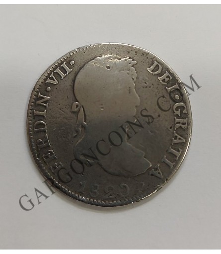 Fernando VII  4 Reales de Lima de 1820 J P