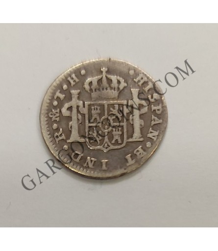 Fernando VII 1/2 Real Mexico 1809 TH