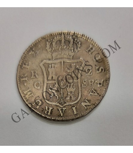 RARA Fernando VII 2 Reales 1814 ceca Cataluña SF EBC