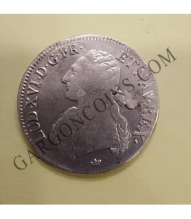 LUD.XVI.D.G.FR.ET.NAV.REX  Luis XVI 1 ECU1785 M  Toulous