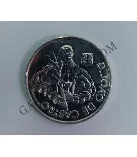 Portugal 1000 escudos, 2000. Don Joao de Castro año 2000 S/C Plata 0.500