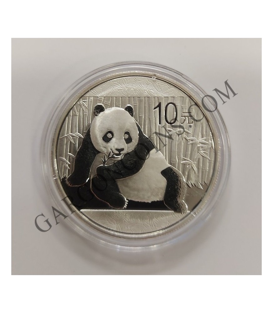 China Panda 10 Yuan 2015  Plata 0.999 1 Oz Troy silver