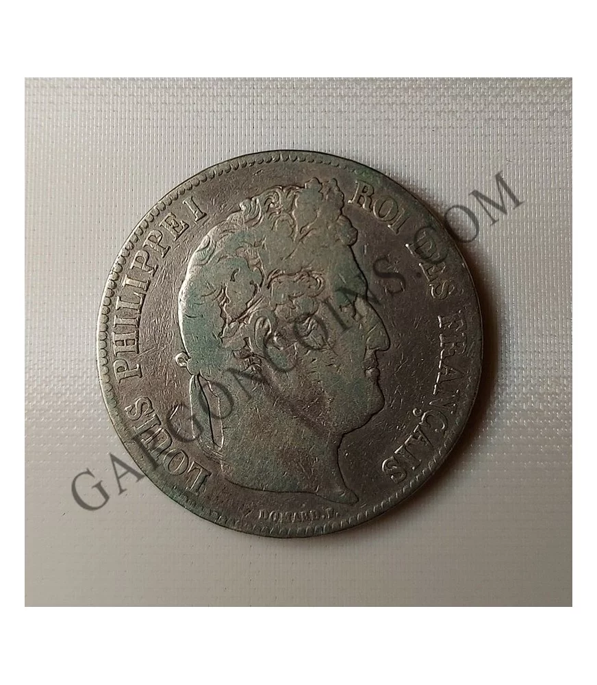 Francia France Louis Philippe I Roi de France 5 Francos Strasburg BB 1836