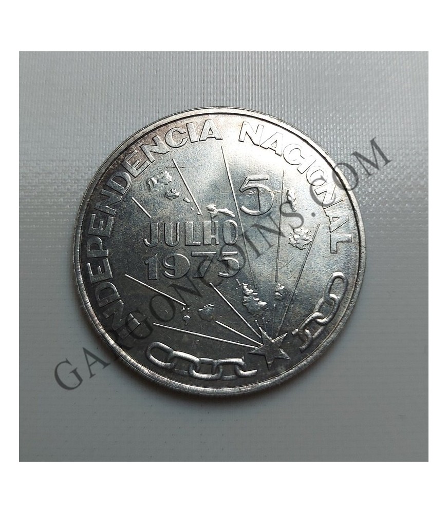 Republica de Cabo Verde  250 Escudos  Silver 1976 Conmemoración de la Independencia km 19