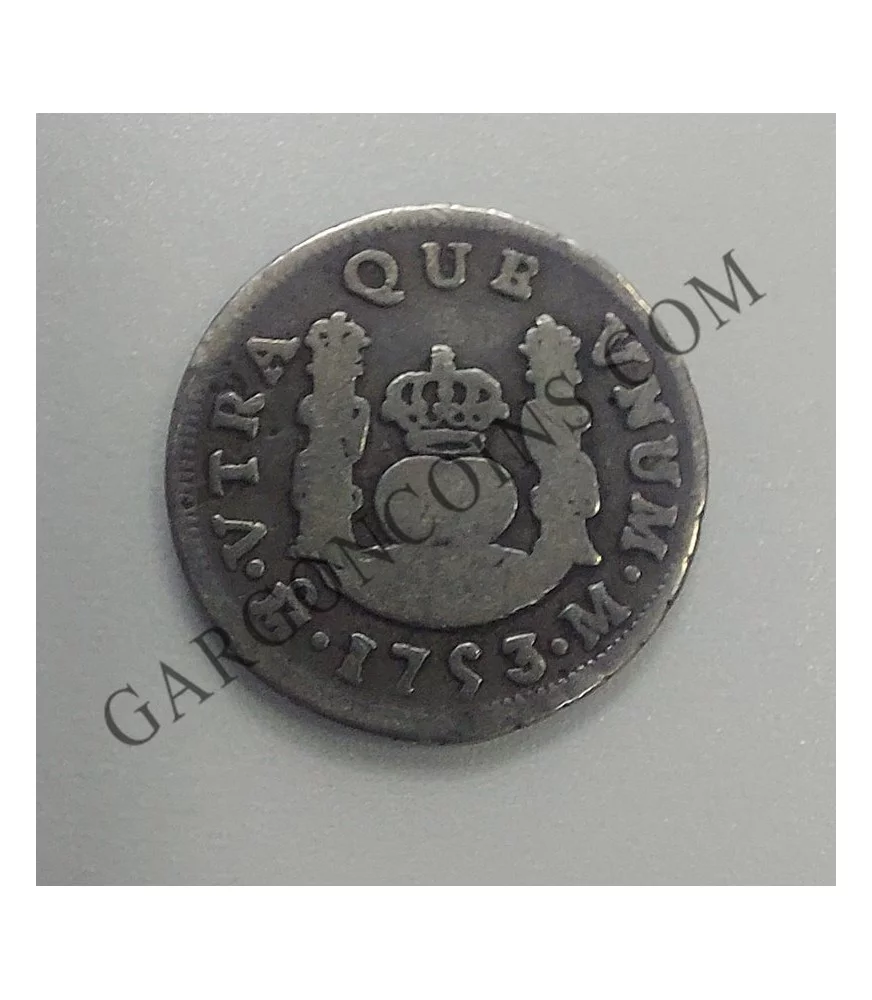 Fernando VI  1 Real 1753 Mexico M