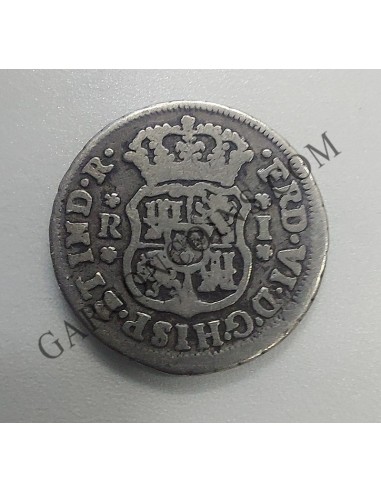 Fernando VI  1 Real 1753 Mexico M
