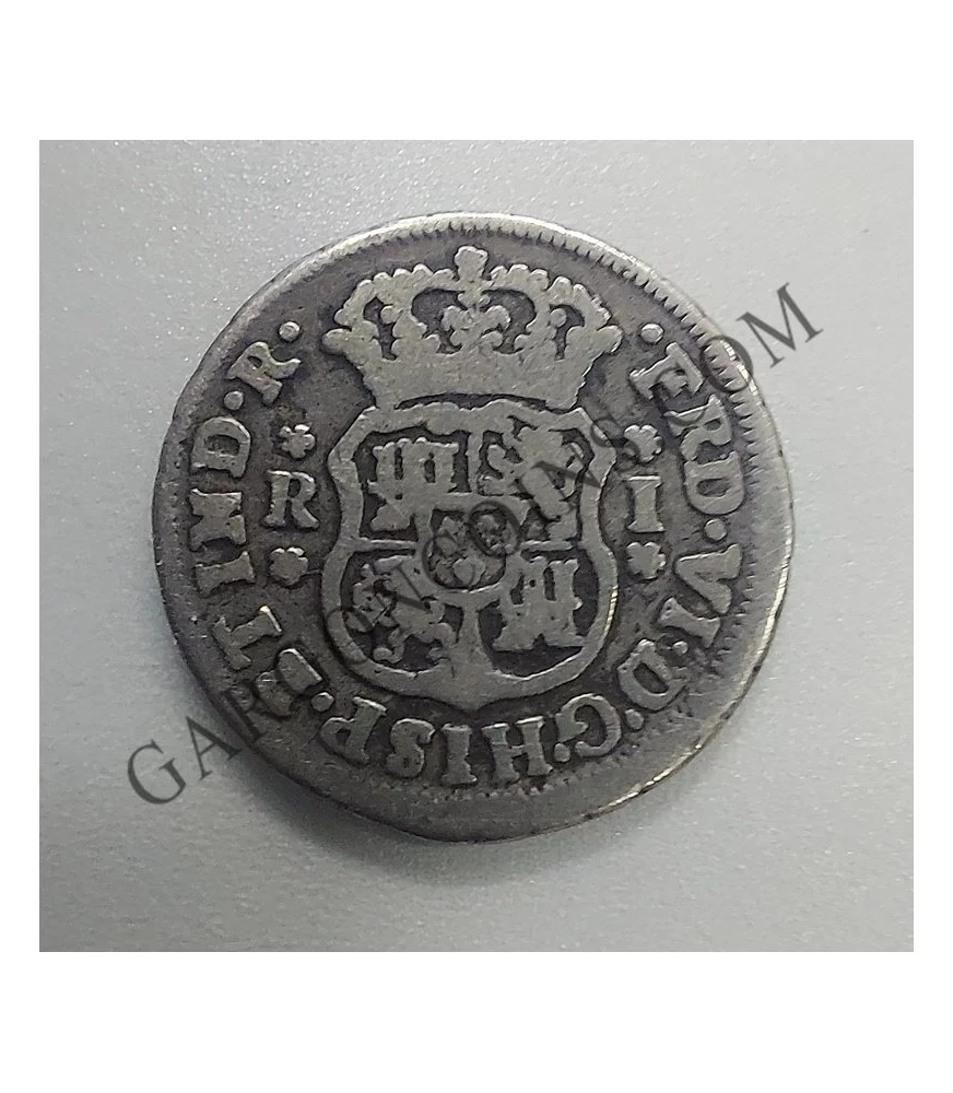 Fernando VI  1 Real 1753 Mexico M