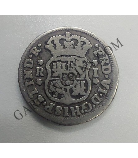 Fernando VI  1 Real 1753 Mexico M