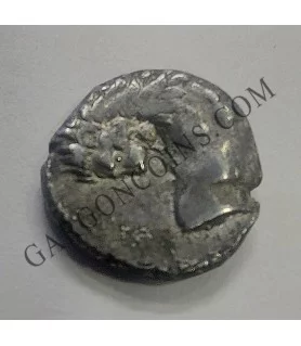 HEMIDRACMA de Cherronesos, antigua Xardia, norte de Grecia 400/350 AdC
