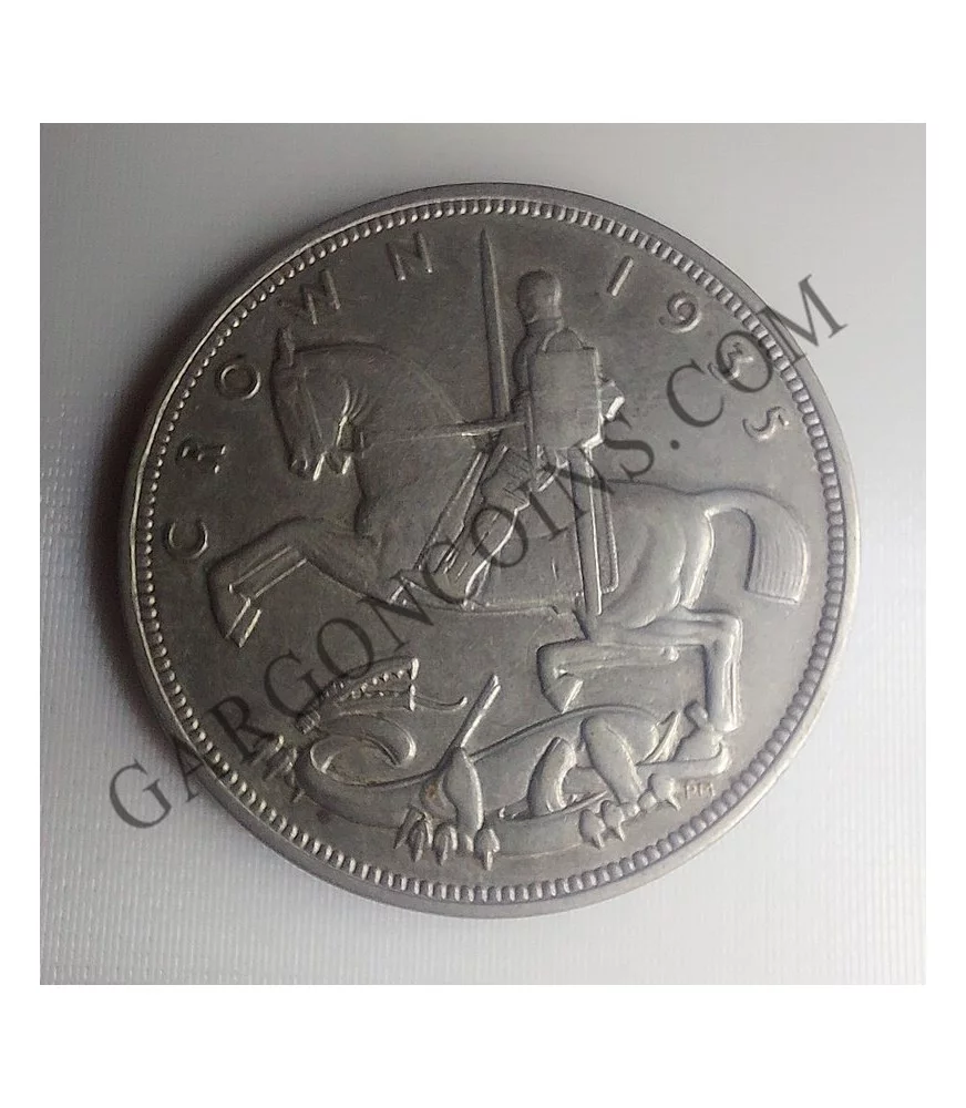 Gran Bretaña 1 Crown  Edwards VI 1935 Silver