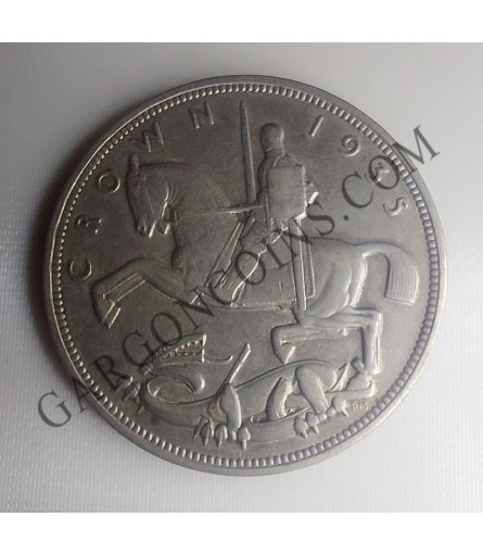 Gran Bretaña 1 Crown  Edwards VI 1935 Silver