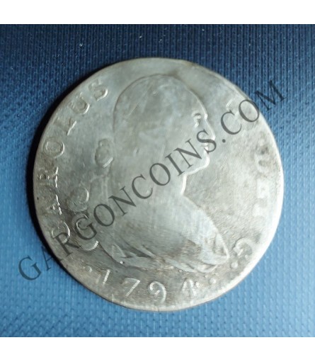 Carlos IV 4 Reales 1794 Madrid MF Mala Conversacion