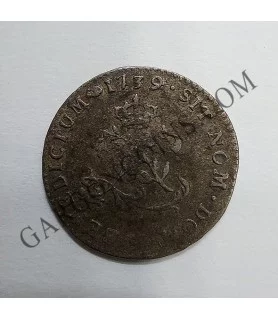 Francia Doble Sol Luis XV ceca Montpelier marca Antonio de Larroque 1739
