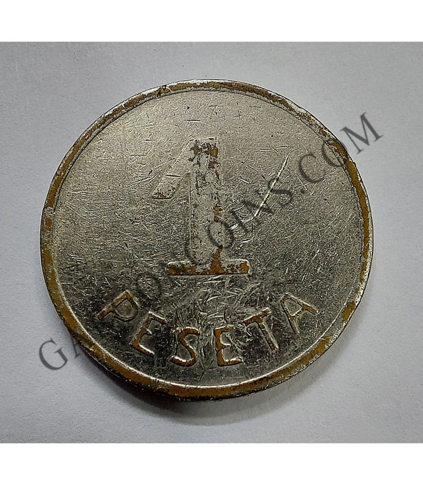 1 Peseta Cuproniquel Consejo Municipal de IBI - Alicante