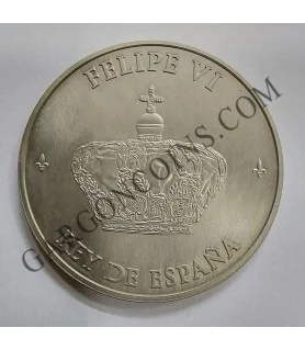 Medalla Conmemorativa de la Coronación de Felipe VI como Rey de España FNMT