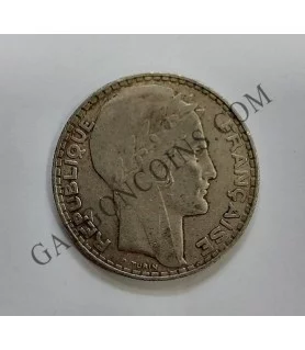 rancia Tercera República 20 Francos 1933  KM  879