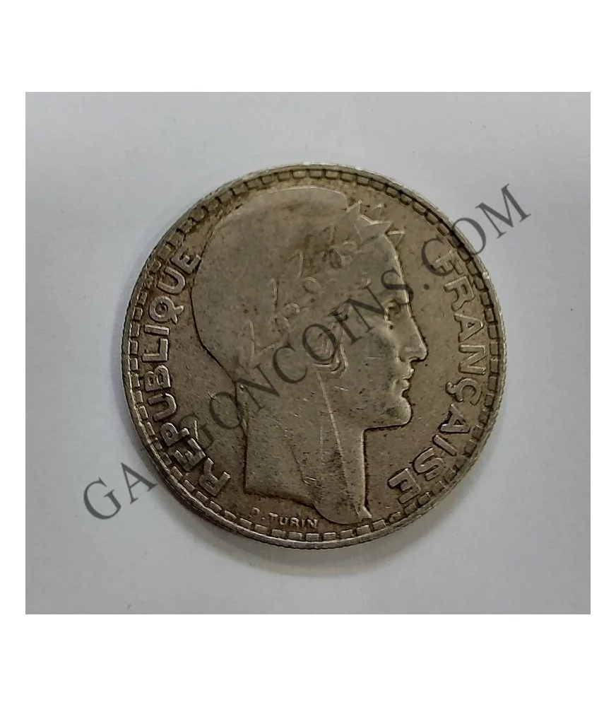 rancia Tercera República 20 Francos 1933  KM  879