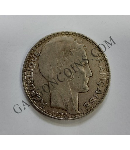 rancia Tercera República 20 Francos 1933  KM  879 rancia Tercera República 20 Francos 1933  KM  879