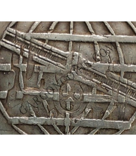 Brasil 960 Reis 1815 Joao EBC sobre moneda de 8 Reales Española Brasil 960 Reis 1815 Joao EBC sobre moneda de 8 Reales Española