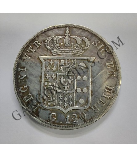 120 Granas de Fernando II de las 2 Sicilias Nieto de Carlos IV 120 Granas de Fernando II de las 2 Sicilias Nieto de Carlos IV