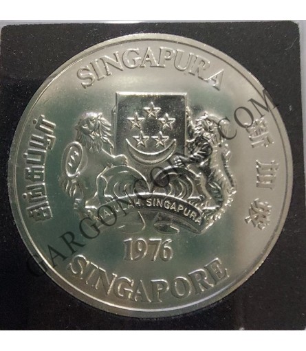 3 x Monedas 10 Dólares de Singapur 1975-76-77 3 x Monedas 10 Dólares de Singapur 1975-76-77