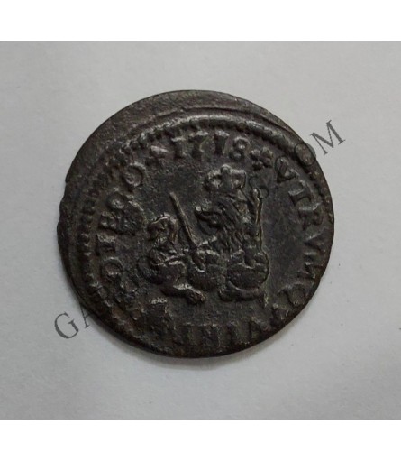 Felipe V  2 Maravedis 1718  Barcelona S/C-