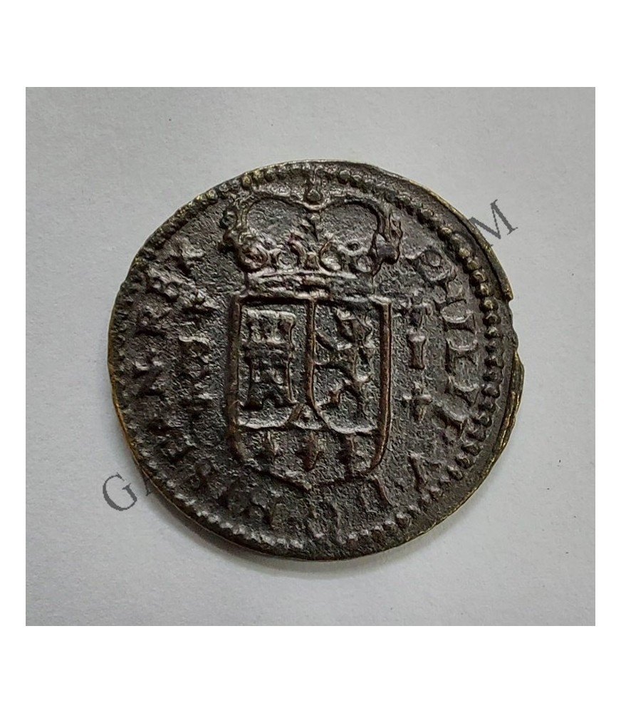 Felipe V  2 Maravedis 1718  Barcelona S/C-