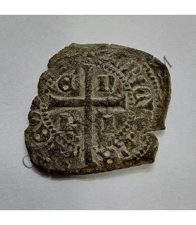 Enrique II, Reino de Castilla y León,1369-79, Cruzado sin ceba EBC