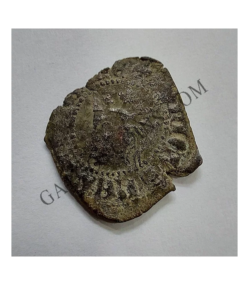 Enrique II, Reino de Castilla y León,1369-79, Cruzado sin ceba EBC