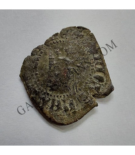 Enrique II, Reino de Castilla y León,1369-79, Cruzado sin ceba EBC