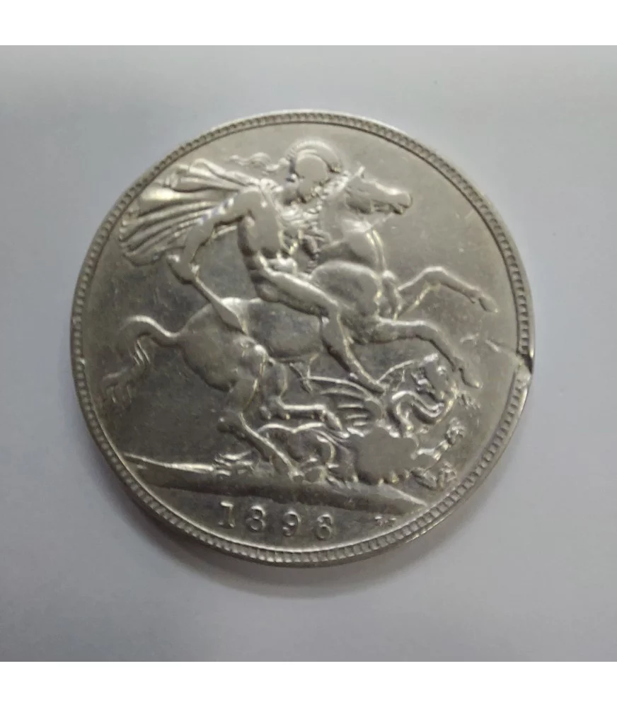 1896,crown,corona,great britain,inglaterra,reino unido,plata,km783