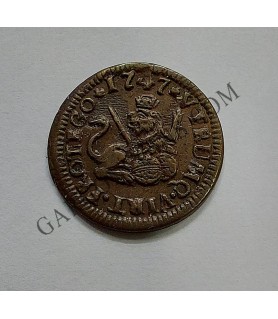 Fernando VI 1 maravedí de Segovia del 1747 MBC++