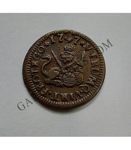 Fernando VI 1 maravedí de Segovia del 1747 MBC++