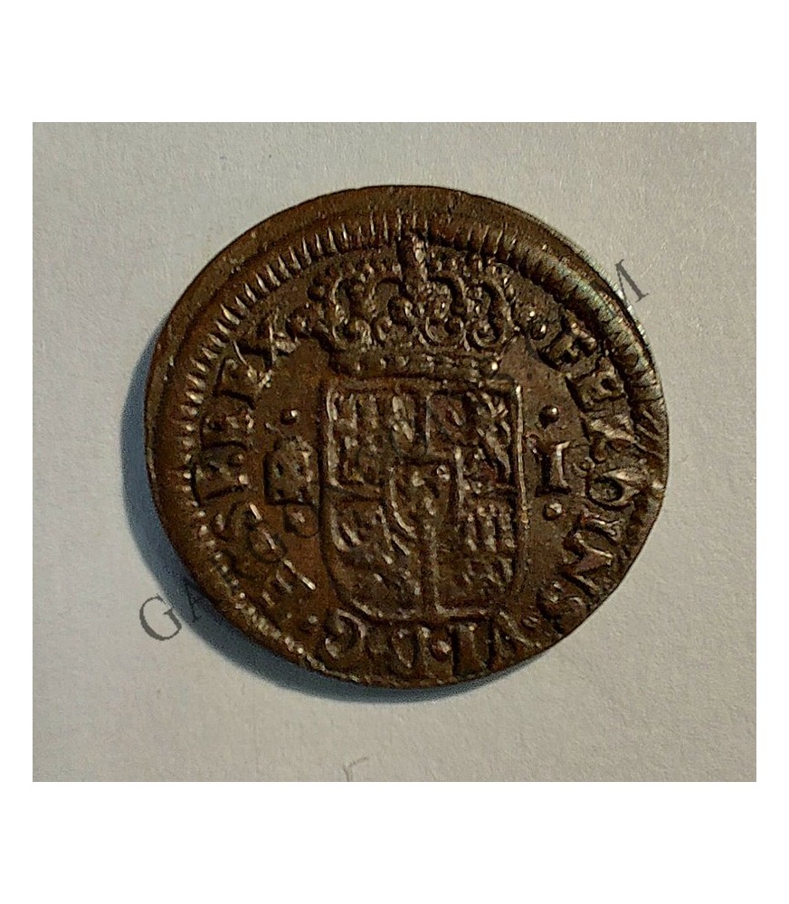 Fernando VI 1 maravedí de Segovia del 1747 MBC++