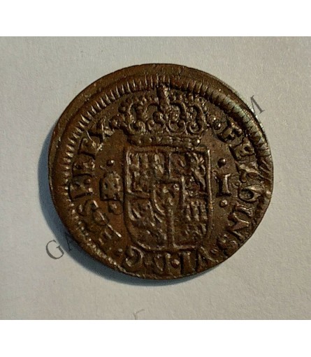 Fernando VI 1 maravedí de Segovia del 1747 MBC++