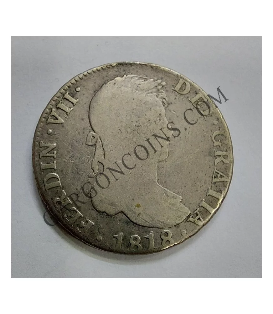 Fernando VII 4  Reales  1818 de Sevilla CJ