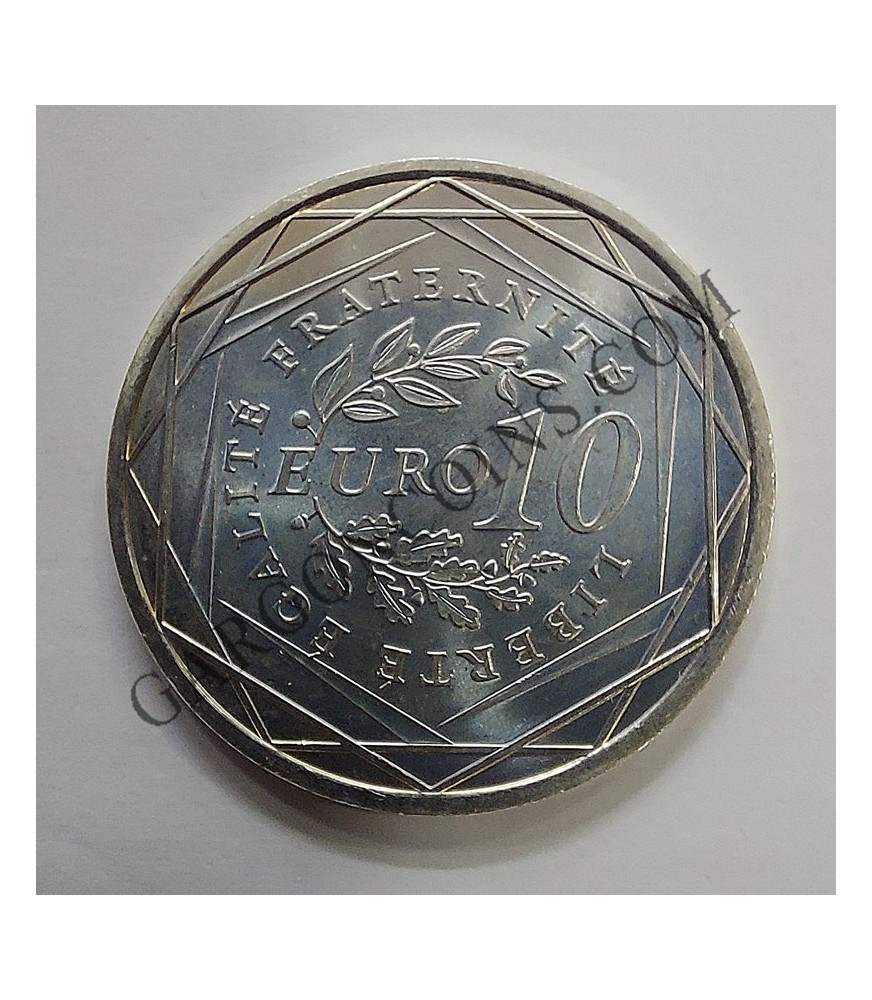 Francia 10 EURO 2009 Sembradora S/C Plata La Semeuse