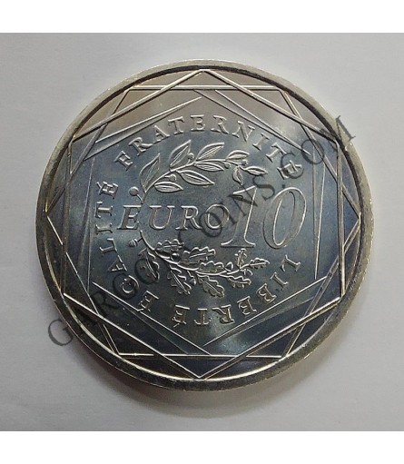 Francia 10 EURO 2009 Sembradora S/C Plata La Semeuse
