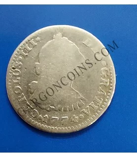 Carlos III  1  Real 1774 ceca de Méjico F M