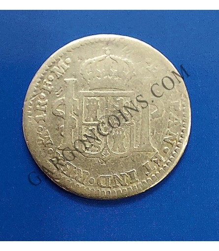 Carlos III  1  Real 1774 ceca de Méjico F M