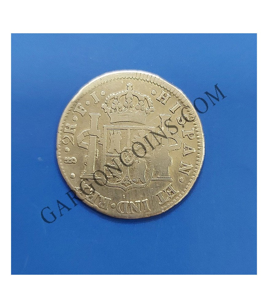 Fernando VII  4 Reales Santiago de Chilke 1816 FJ ESCASA