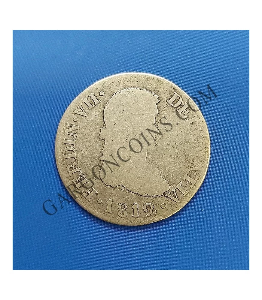 Fernando VII  4 Reales Cataluña 1812 SF  ESCASA