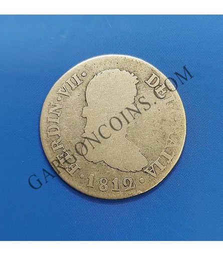 Fernando VII  4 Reales Cataluña 1812 SF  ESCASA