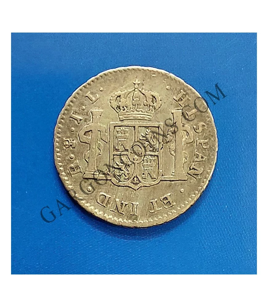 Fernando VII 1/2 Real de Potosí (Bolivia) 1825 JL