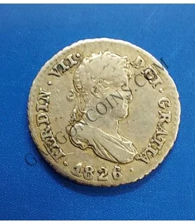 Fernando VII 1/2 Real Madrid del 1826 AJ